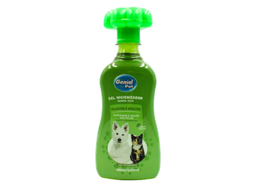 Gel Higienizador Banho Seco Caes e Gatos  500mL