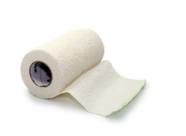 Bandagem Latex 10cm x 4,5 m Branca