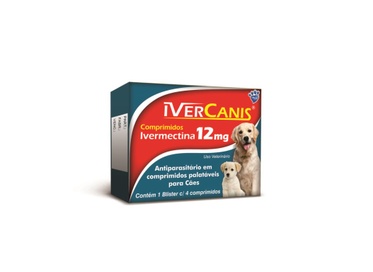 Ivermectina Ivercanis  12mg  4cp