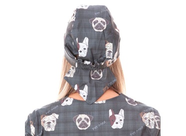 Touca Cirurgica Cinza Cao Tam Unico  1un