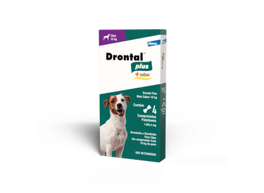 DRONTAL PLUS SABOR 10KG 108X4CP CAO ELANCO PET