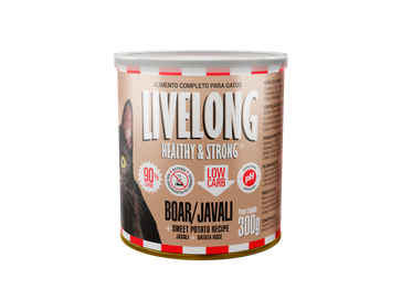 Alimento Completo Gatos Javali - Lata  300g