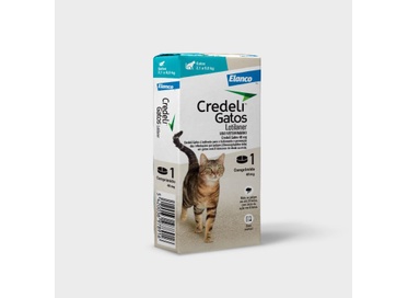 CREDELI 48MG 48X1CP GATOS 2,1 A 8KG ELANCO PET