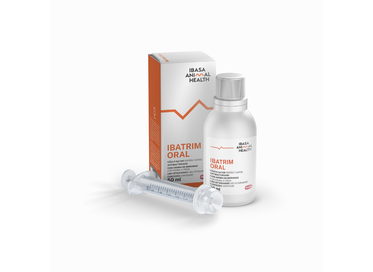 Ibatrim Ibasa 50ml - Antibacteriano Oral para Cães e Gatos