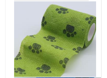 Bandagem 5cmx4,5m Verde c/ pata 36x1