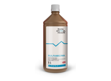 Sulfamicina Ibasa 1L - Antibiótico Uso Oral de Sulfadimetoxina e Neomicinav