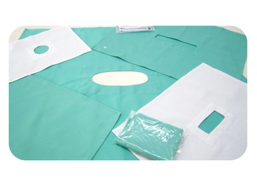 Campo Cirurgico Oval Verde 80x100  1un