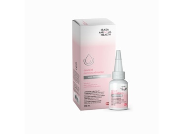 Ouvipet Dermocalmante Ibasa 30ml - Higienizador de Ouvidos para Cães e Gatos com Fitoesfingosina