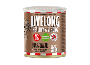 Alimento Completo para Caes Javali - Lata  300g