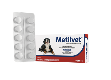 Metilvet Comprimidos 40 mg