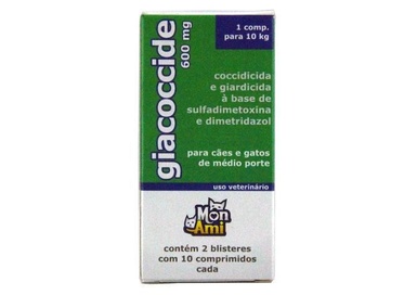 Giacoccide 600 mg  20cp