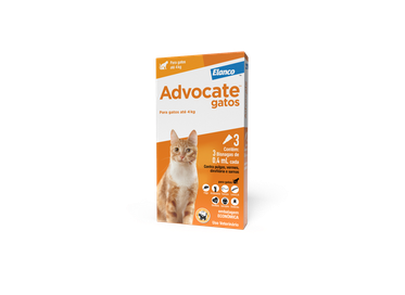 ADVOCATE GATOS 12X3X0,4ML (ATE 4KG) ELANCO PET
