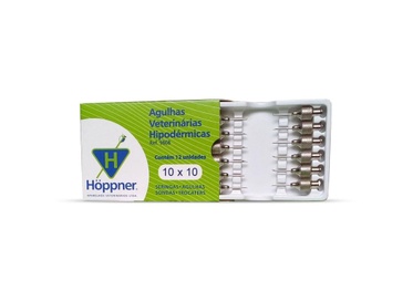 Agulha Veterinária 10 x 10  12un