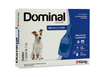 DOMINAL PIPETA CAES 5,1 ATE 10 KG (1 ML) KONIG