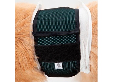 Protetor Para Fraldas de Caes Machos Verde 7  1un