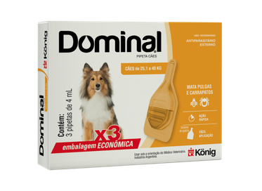 DOMINAL PIPETA X 3 CAES 25,1 ATE 40 KG (4 ML) KONI