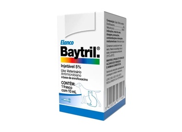 BAYTRIL 5% INJ 30X10ML (CAES E GATOS) ELANCO PET