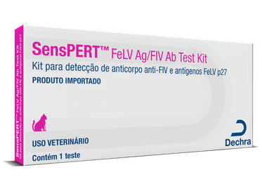 TESTE SENSPERT FELV/FIV 24X1 DECHRA PET