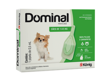 DOMINAL PIPETA CAES 0,6 ATE 5 KG (0,5 ML) KONIG