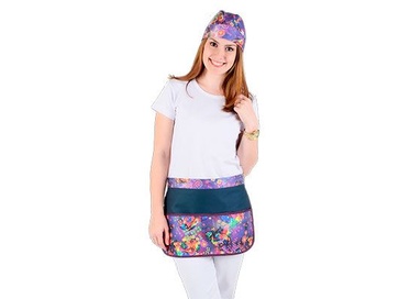 Avental Pratico Tie Dye Tamanho Unico  1un