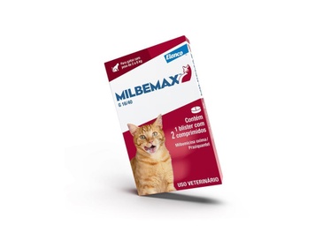 MILBEMAX G 16/40MG 24X2CP GATOS 2 A 8KG ELANCO PET