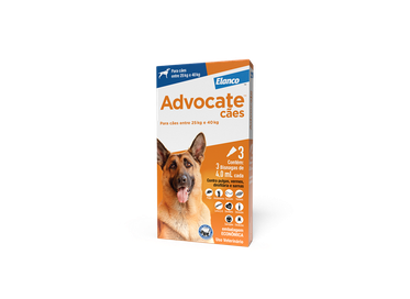ADVOCATE CAES 12X3X4,0ML (25 A 40KG) ELANCO PET