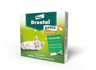 DRONTAL SPOT ON PIPET 48X0,35ML GATOS ELANCO PET