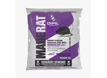 Raticida Bloco Parafinado Maderat  20g