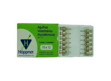 Agulha Veterinária 10 x 12  12un