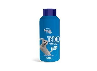 Talco Banho Seco Para Cães  100g