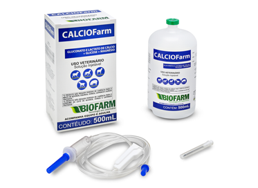 Calciofarm Injetável com Equipo  500ml