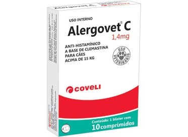 ALERGOVET C 1,4MG 24X20CP COVELI