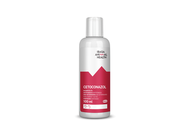 Shampoo de Cetoconazol 2% - Antifúngico para Cães e Gatos Ibasa 100ml