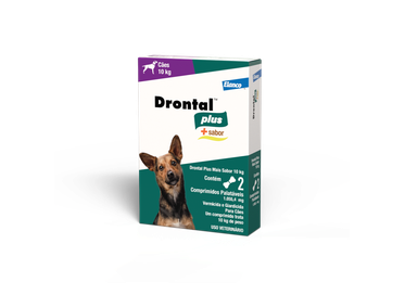 DRONTAL PLUS SABOR 10KG 144X2CP CAO ELANCO PET