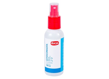 Cetoconazol Spray 2% Ibasa 100ml - Antifúngico para Cães e Gatos
