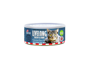 Alimento Completo Gatos Delicias do Mar-Lata  150g