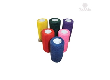 Bandagem Latex 10cm x 2m Azul  1un