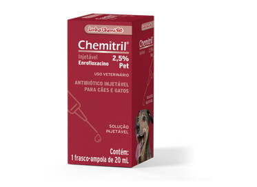 Chemitril Injetável 2,5%  20mL