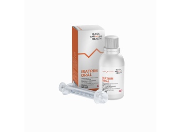 Ibatrim Ibasa 50ml - Antibacteriano Oral para Cães e Gatos