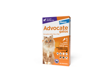 ADVOCATE GATOS 48X0,8ML (4 A 8KG) ELANCO PET