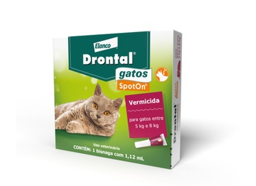 DRONTAL SPOT ON PIPET 48X1.12ML GATOS ELANCO PET