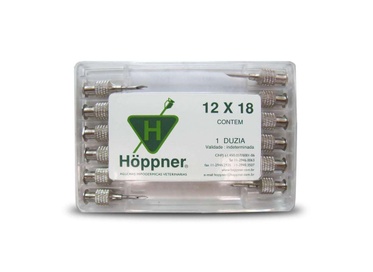 Agulha Veterinária 12 x 18  12un