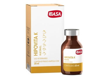 Hipovita K Ibasa 20ml - Vitamina Injetável