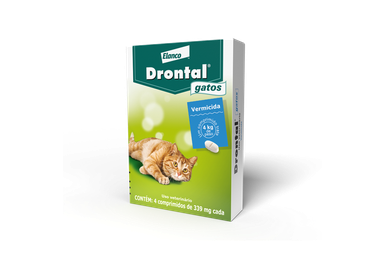 DRONTAL GATOS 339MG 72X4CP (ATE 4KG) ELANCO PET
