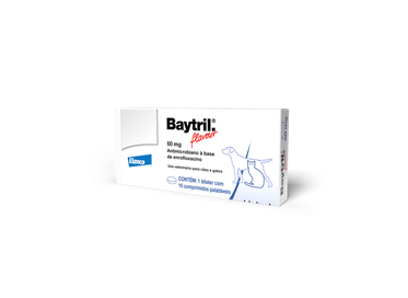 BAYTRIL FLAVOUR 50MG 57X10CP CAES/GATOS ELANCO PET