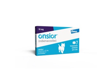 ONSIOR 10MG 10X7CP (CAES 2,5 ATE 10KG) ELANCO PET