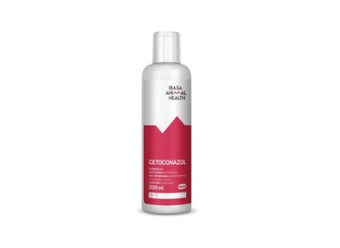 Shampoo de Cetoconazol 2% - Antifúngico para Cães e Gatos Ibasa 200ml