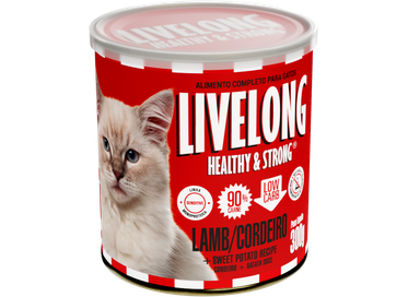 Alimento Completo Gatos Cordeiro - Lata  300g