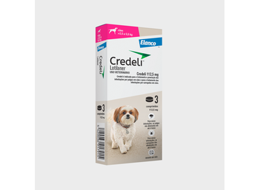 CREDELI 112,5MG 48X3CP CAES 2,5 A 5,5KG ELANCO PET