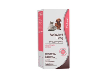 Meloxivet 1 mg - Pequeno Porte  120cp